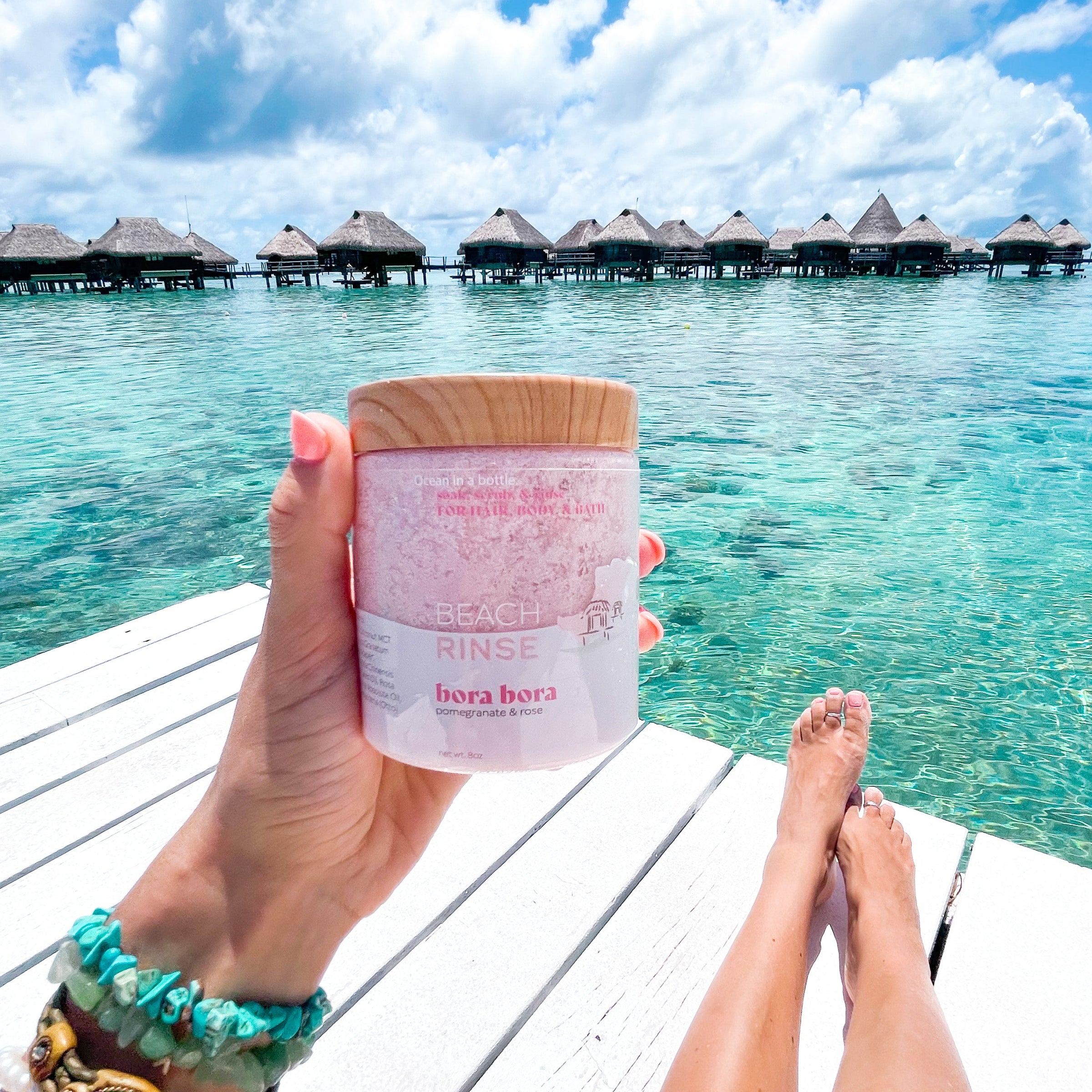 Bora Bora Beach Rinse Bath Soak & Exfoliating Scrub