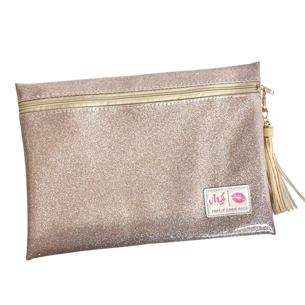 Makeup Junkie Bags Stardust Champagne