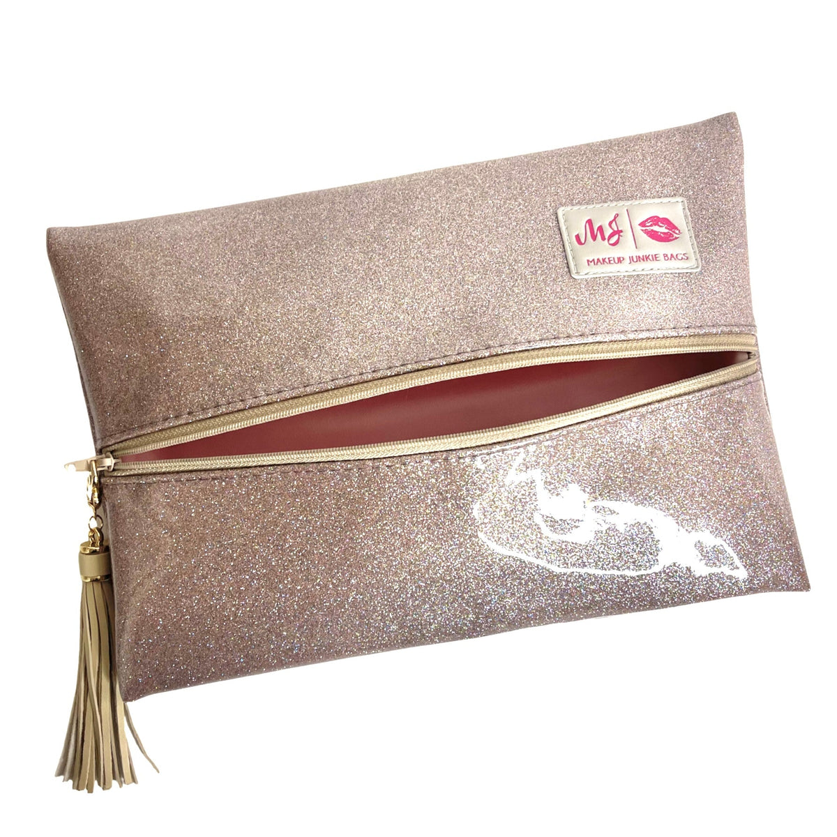 Makeup Junkie Bags Stardust Champagne
