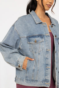 Boxy Cut Oversized Denim Jacket