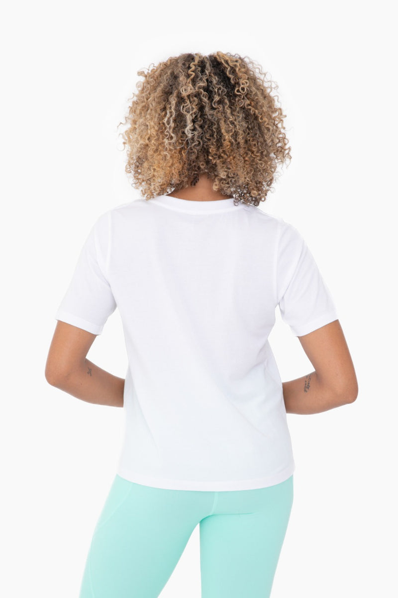 Classic Boxy Fit Pima Cotton Tee - White