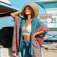 Lotus and Luna Lahaina Mandala Kimono