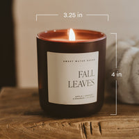 Sweet Water Decor Cozy Season Soy Candle - Brown Matte Jar - 15 oz