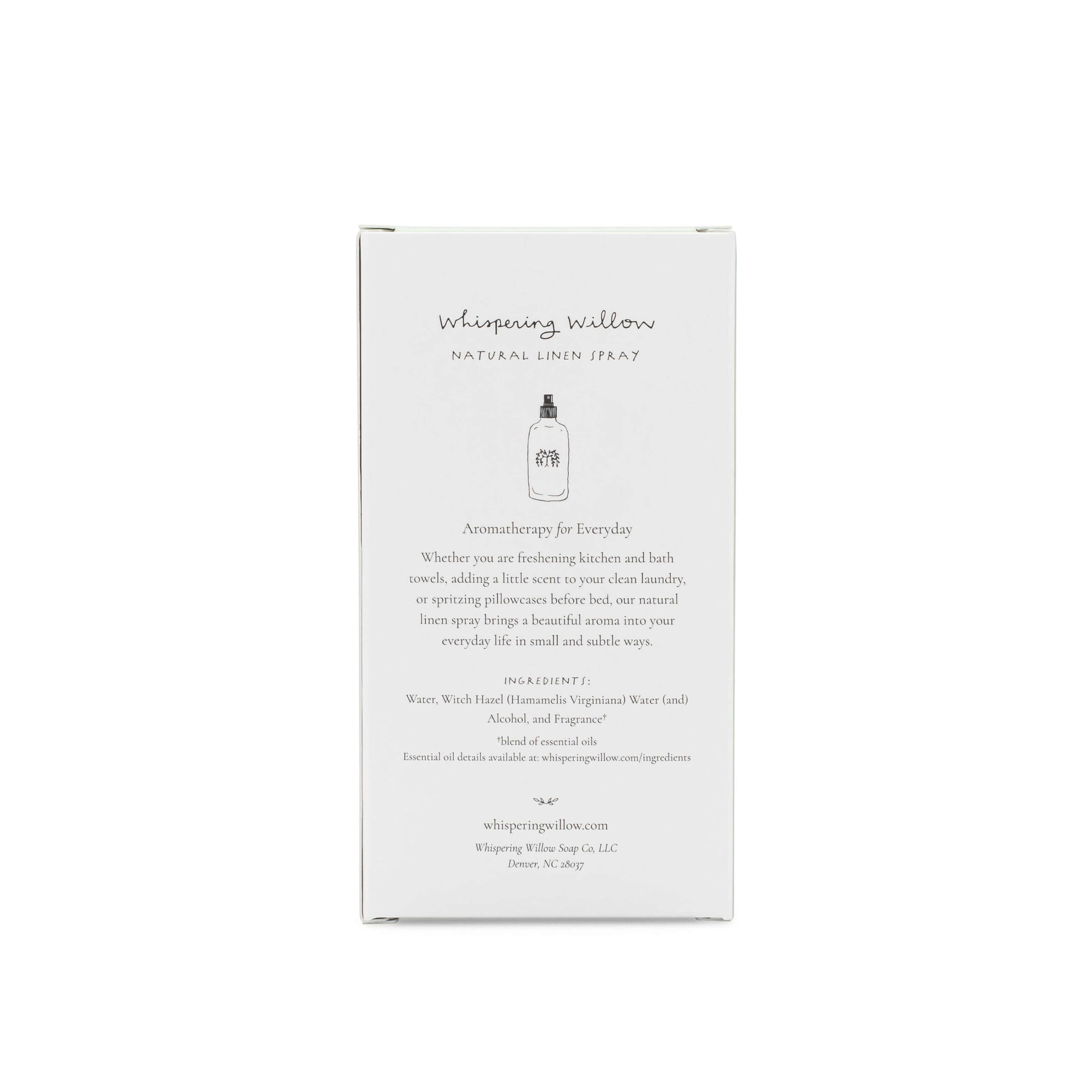Whispering Willow Eucalyptus & Mint Natural Linen Spray