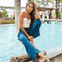 Lotus and Luna Pacific Wide Leg Cotton Pants