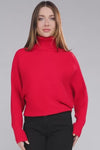 Dolman Sleeve Turtleneck Sweater