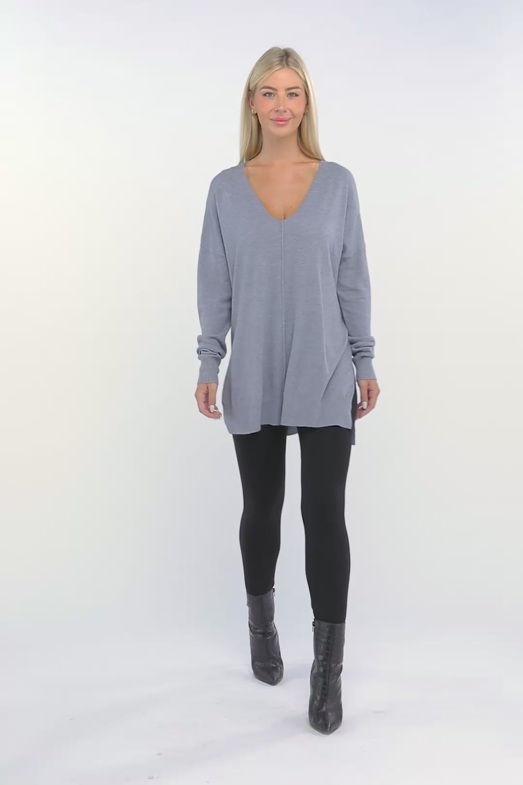 Stella High-Low Tunic Sweater