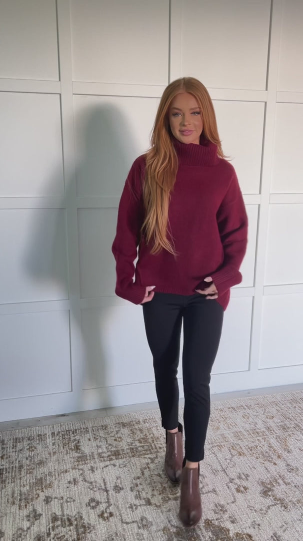 Envelop Me Turtleneck Sweater