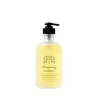 Whispering Willow Eucalyptus & Mint Natural Hand Soap in a Glass Bottle
