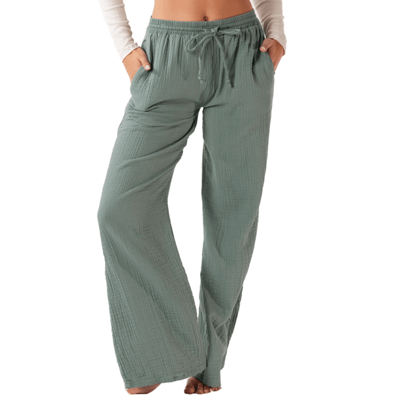 Lotus and Luna Sage Cotton Cabana Pants