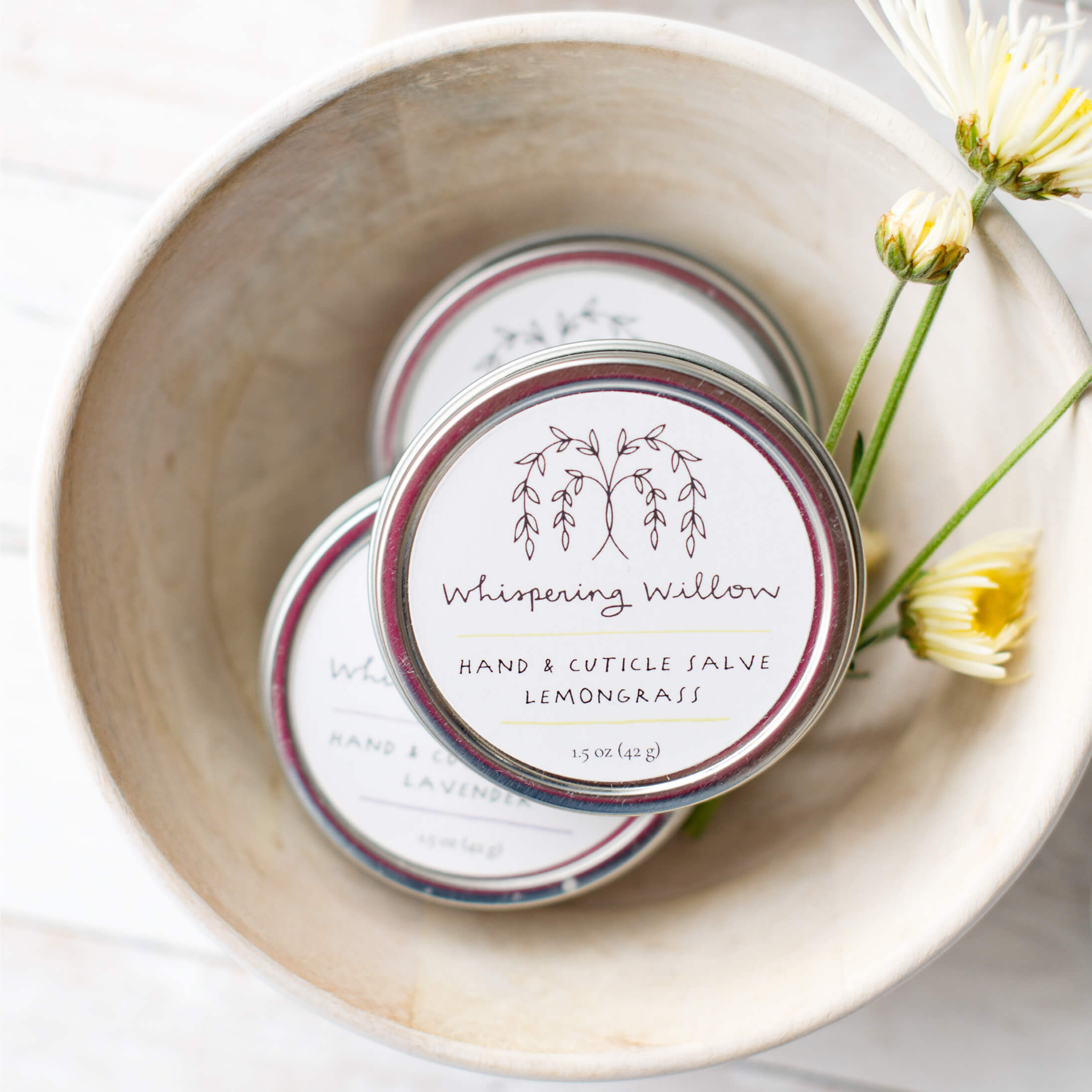 Whispering Willow Lemongrass Hand & Cuticle Salve