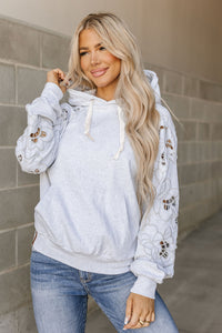 Ampersand Avenue University Hoodie - Love Story Grey