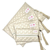 Makeup Junkie Bags Heirloom Linen