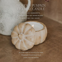 Sweet Water Decor Pumpkin Spice Soy Candle - Ceramic Pumpkin Jar - 8 oz