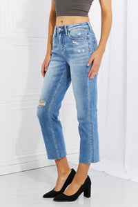 LOVERVET by Vervet High Rise Slim Straight Jeans