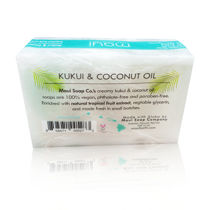 Awapuhi Bar Soap with Kukui & Coconut Oil - 6oz