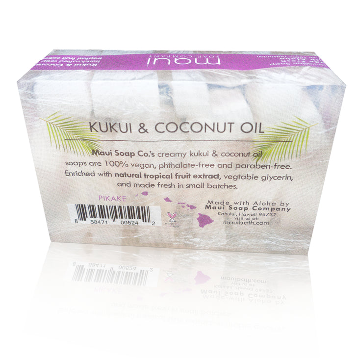 Pikake Bar Soap with Kukui & Coconut Oil - 6oz