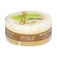Coconut Sea Salt & Kukui Exfoliating Loofah Soap - 4.75oz