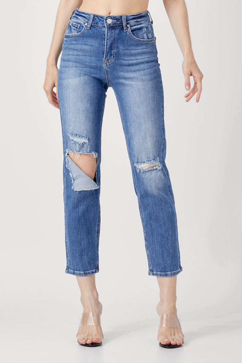 RISEN High Rise Relaxed Jeans