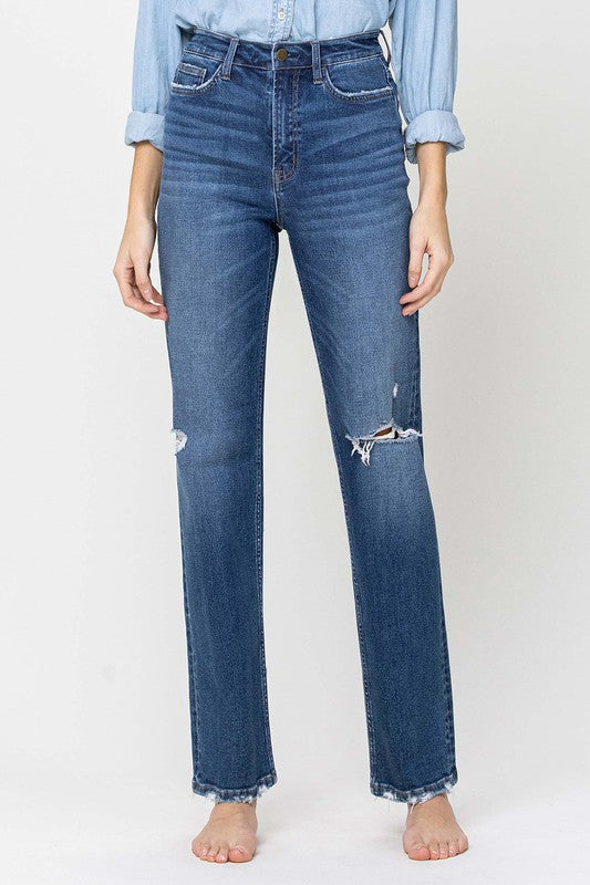 Flying Monkey Super High Rise Straight Jeans
