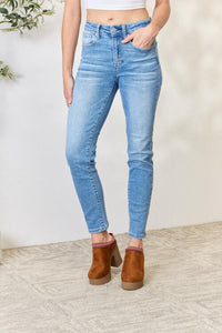 Risen Mid Rise Relaxed Skinny Jeans
