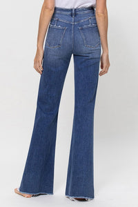 Flying Monkey Super High Rise Relaxed Flare Jeans