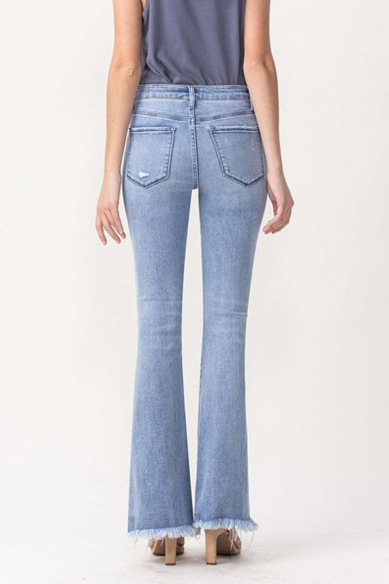LOVERVET by Vervet High Rise Crop Straight Jeans