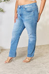 Risen Mid Rise Relaxed Skinny Jeans