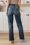 Judy Blue High Rise 90's Destroyed Straight Jeans