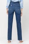 Flying Monkey Super High Rise Straight Jeans