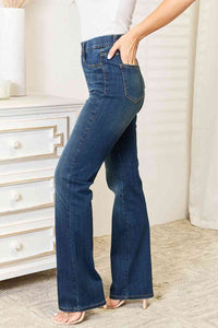 Judy Blue High Waist Pull On Slim Bootcut Jeans