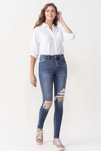 LOVERVET by Vervet High Rise Destroyed Skinny Jeans