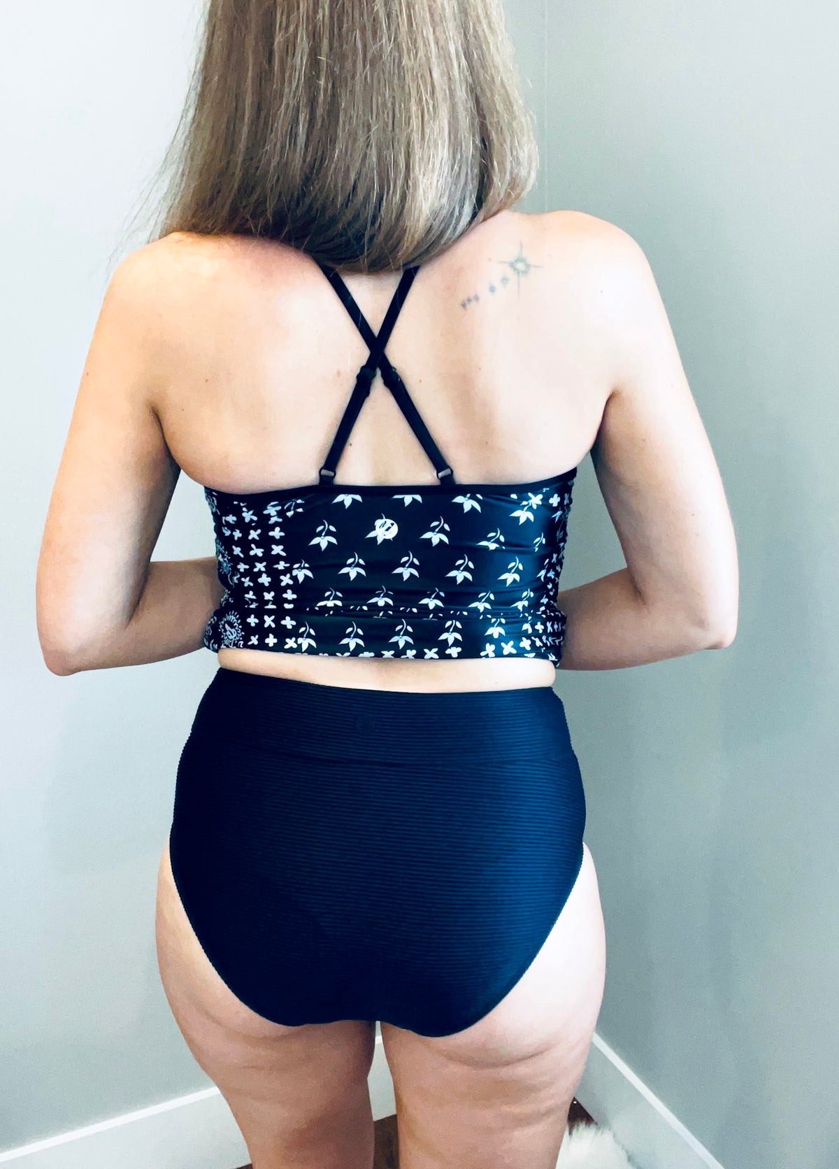 Nani Swimwear - Textured Black Bottom